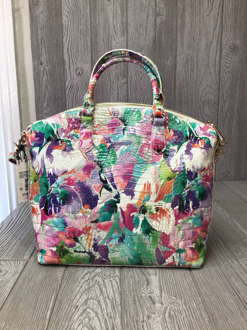 Brahmin 3 pc set Daylily Satchel Wristlet Wallet